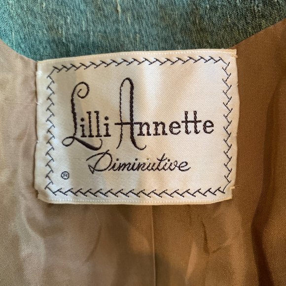 Vintage Lilli Annette Green Silk Mohair Jacket - Picture 7 of 9